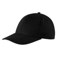 Cap with 6 panels, velcro back closure